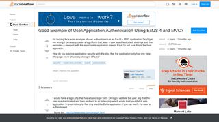 Good Example of User/Application Authentication Using ExtJS 4 and ...