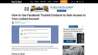 How to Use Facebook Trusted Contacts to Gain Access to Your ...
