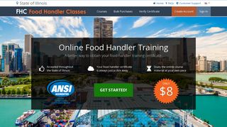 Food Handler Classes | Illinois | $8.00 | Home | Online Training ...