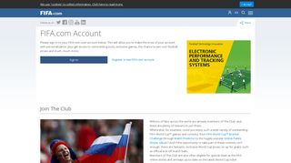 FIFA.com Account