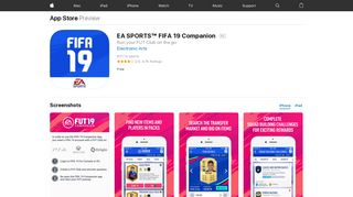 EA SPORTS™ FIFA 19 Companion on the App Store - iTunes - Apple
