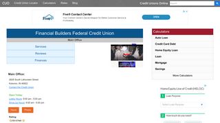 Financial Builders Federal Credit Union - Kokomo, IN