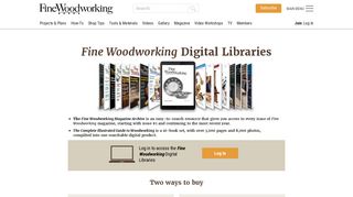 Online Archive - FineWoodworking - Expert advice on woodworking ...