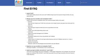 FAQ - First Media