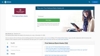 First National Bank Alaska: Login, Bill Pay, Customer Service and ...