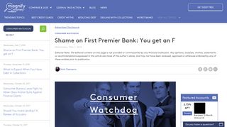 Shame on First Premier Bank: You get an F - MagnifyMoney