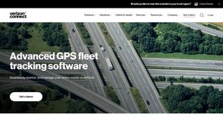 GPS Fleet Tracking Software System | Verizon Connect IE