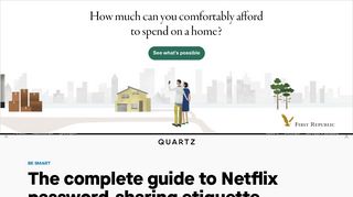 The complete guide to Netflix password-sharing etiquette — Quartz