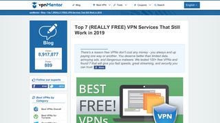 Top 7 (REALLY FREE) VPN Services That Still Work in 2019
