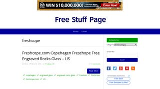 freshcope - Free Stuff Page