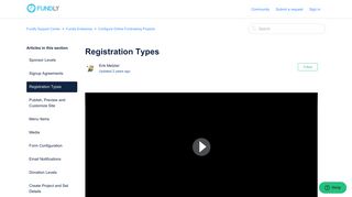 Registration Types – Fundly Support Center