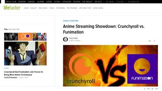 Anime Streaming Showdown: Crunchyroll vs. Funimation - Lifehacker