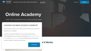 Online Academy - Learn Swift & iOS Development | Make School