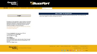 BuzzPort Login - Georgia Tech