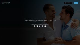 You have logged out of GayCupid.com