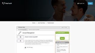 How do I remove my profile? - GayCupid.com