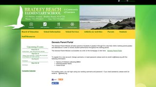 Parents Genesis Parent Portal - Bradley Beach Elementary School