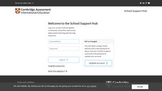 School Support Hub :: Login