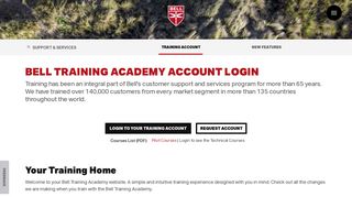 Bell Training Academy Account Login - Bell - Bell Helicopter