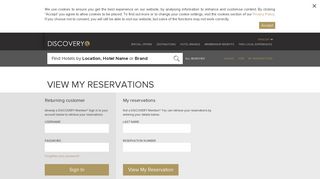 Reservations login - GHA - Global Hotel Alliance