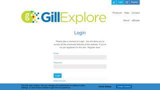 Gill Explore - Login