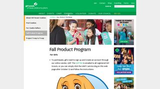 Fall Product Sale | Girl Scouts of Texas Oklahoma Plains