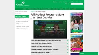 Fall Product Program | Girl Scouts of NYPENN Pathways