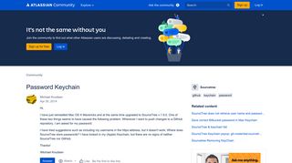Solved: Password Keychain - Atlassian Community