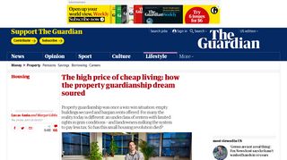 The high price of cheap living: how the property guardianship dream ...
