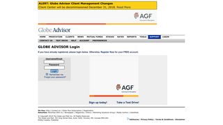 GLOBE ADVISOR Login - globeadvisor.com