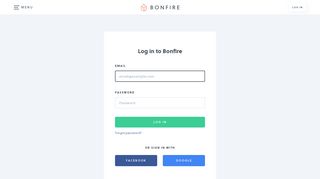 Login | Bonfire