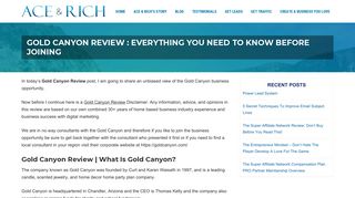 Gold Canyon Review : Everything You Need To Know Before Joining