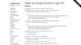 Types for Google Cloud OS Login API Client — google-cloud 5f2999a ...