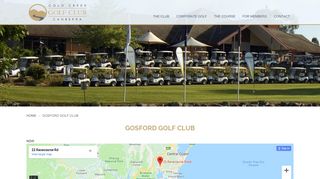 Gosford Golf Club | Gold Creek Golf Club Canberra