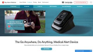 Mobile Medical Alert Systems With GPS - Bay Alarm Medical