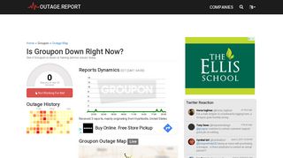 Groupon Down? Service Status, Map, Problems History - Outage.Report
