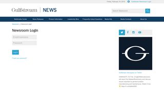 Gulfstream News – Newsroom Login