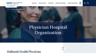 Physician Hospital Organization - Hallmark Health System