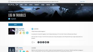 Log in troubles | Halo Waypoint | Forums | Halo - Official Site
