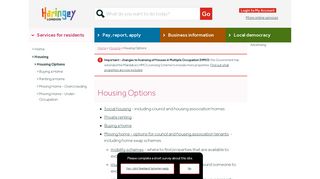 Housing Options | Haringey Council