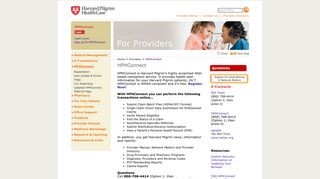 Harvard Pilgrim Health Care - HPHConnect