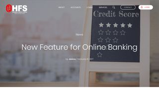 New Feature for Online Banking | HFS Federal Credit Union