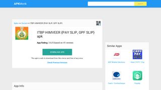 ITBP HIMVEER {PAY SLIP, GPF SLIP} Apk Download latest version 4 ...