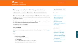 hipages Tradies Blog Manage your leads better with the hipages ...