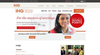 IHG® Business Rewards | Frequently Asked Questions - IHG.com