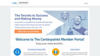 Centerpointe Member Portal - Centerpointe Research Institute