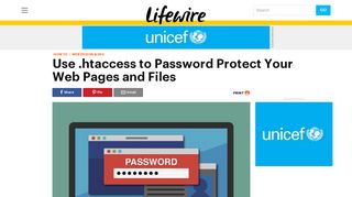 Password Protect Your Web Pages and Files With .htaccess - Lifewire