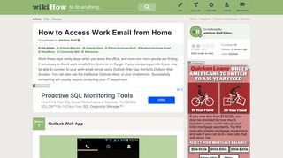 5 Ways to Access Work Email from Home - wikiHow