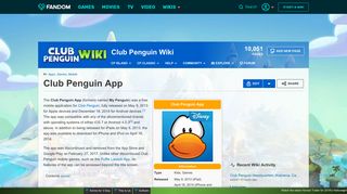 Club Penguin App | Club Penguin Wiki | FANDOM powered by Wikia