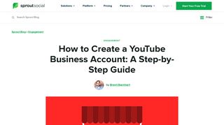 How to Create a YouTube Business Account: A Step-by-Step Guide